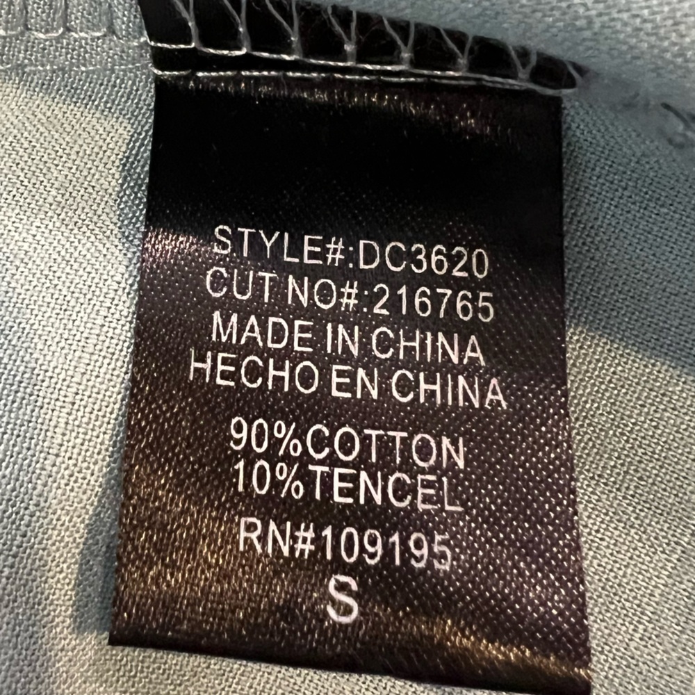 ANNABELLA  DRESS IN DUSTY BLUE SIZES S, M, L. M measurements are in the picture. - Picture 10 of 16